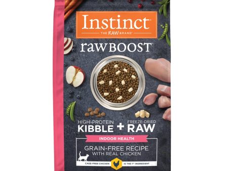 Natures Variety Instinct Cat Raw Boost Indoor Health Chicken 5Lb Grain free Supply