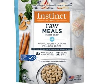 Natures Instinct Raw Meals Cat Freeze-dried 24oz. Alaskan Pollock Bites Fashion