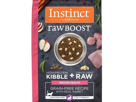 Natures Variety Instinct Cat Raw Boost Indoor Health Rabbit 4.5Lb Grain free Supply