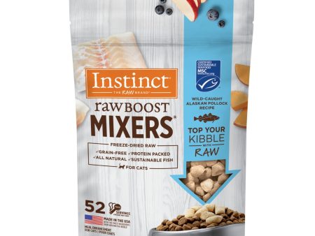 Natures Variety Instinct Raw Boost Mixers Cat Freeze-dried 5oz. Alaskan Pollock Topper Hot on Sale