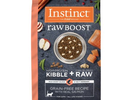 Natures Variety Instinct Cat Raw Boost Salmon 4.5Lb Grain free Online Hot Sale