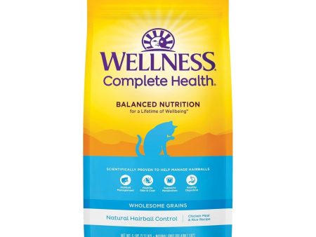 Wellness Cat Natural Hairball Control 5Lb Hot on Sale