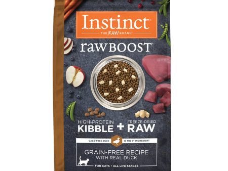 Natures Variety Instinct Cat Raw Boost Duck 4.5Lb Grain free Sale