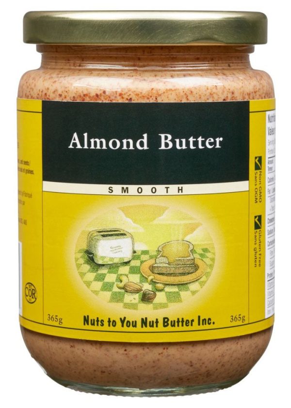 NUTS TO YOU Almond Butter (Smooth - 365 gr) Online Sale