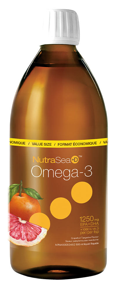 NUTRASEA +D Omega 3 (Grapefruit Tangerine - 500 ml) Fashion