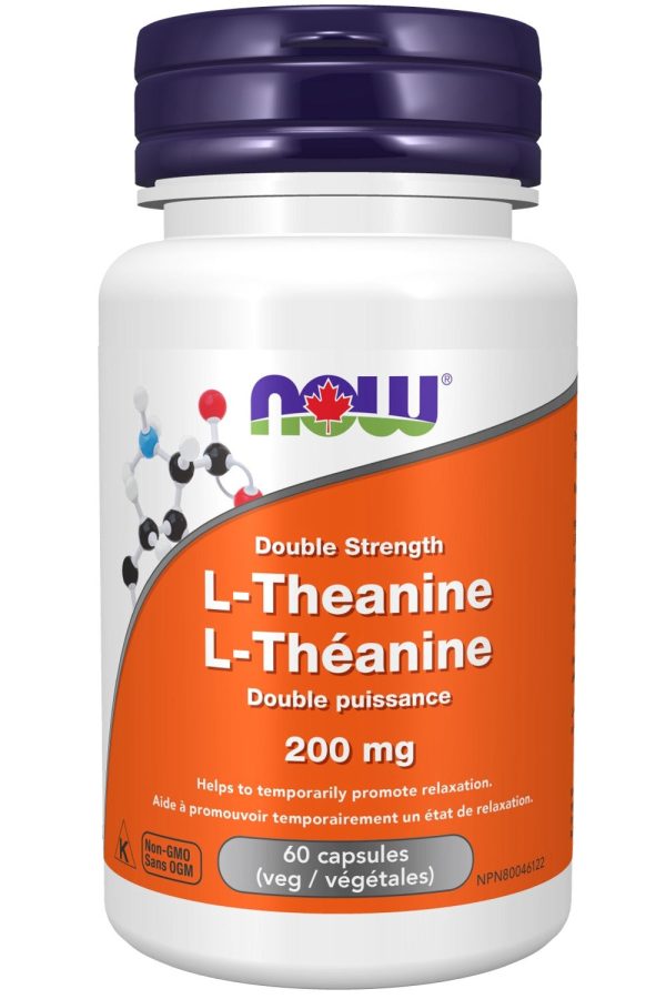 NOW L-Theanine (200 mg - 60 Veg Capsules) Cheap