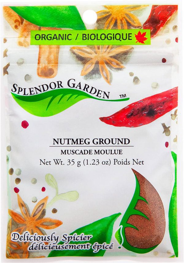 SPLENDOR GARDEN Organic Nutmeg Ground (454 gr) For Cheap