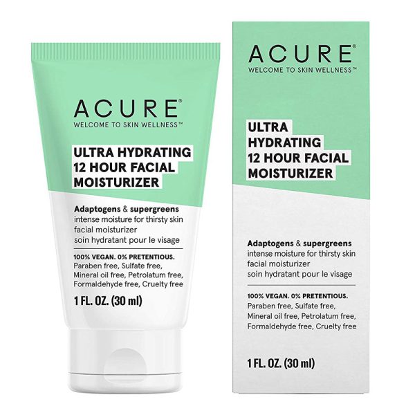 ACURE Hydrating 12 Hour Moisturizer (30 ml) For Discount