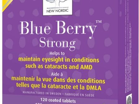 NEW NORDIC Blue Berry Strong  (120 tabs) Online Hot Sale