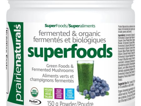 PRAIRIE NATURALS Fermented & Organic SuperFoods (150 gr) Online Sale