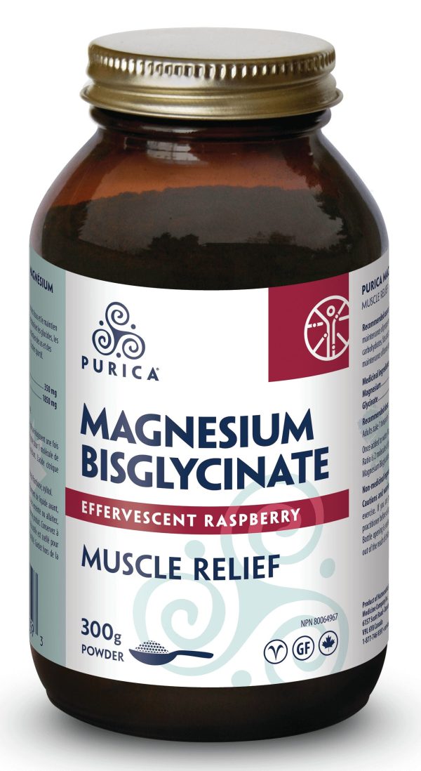 PURICA Magnesium Bisglycinate Effervescent (Raspberry - 300 gr) For Discount