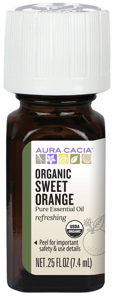 AURA CACIA Orange, Sweet Organic EO  (7.4 ml) Sale