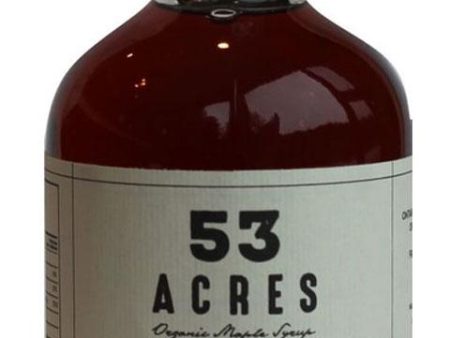 53 ACRES Organic Maple Syrup - Golden (375 ml) Hot on Sale