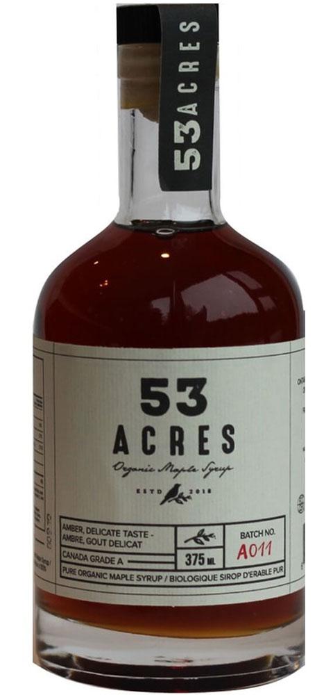 53 ACRES Organic Maple Syrup - Golden (375 ml) Hot on Sale