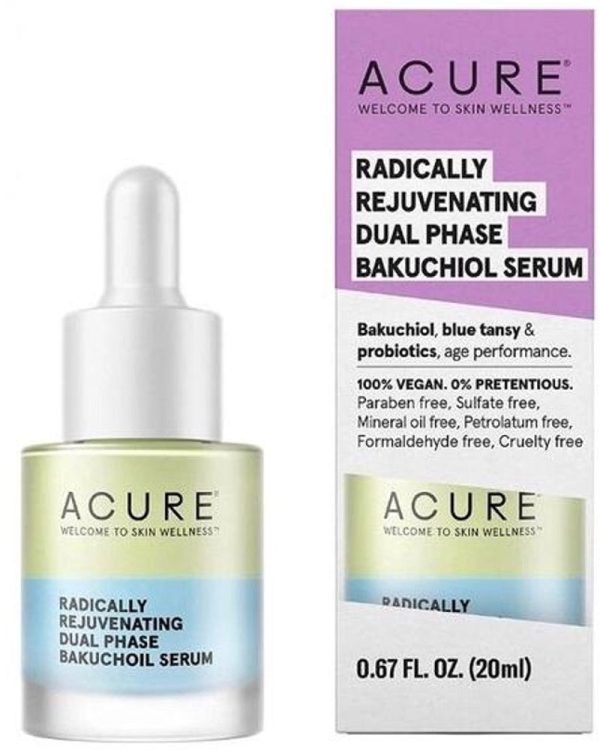 ACURE Rejuvenating Dual Phase Bakuchiol Serum (20 ml) Online Hot Sale