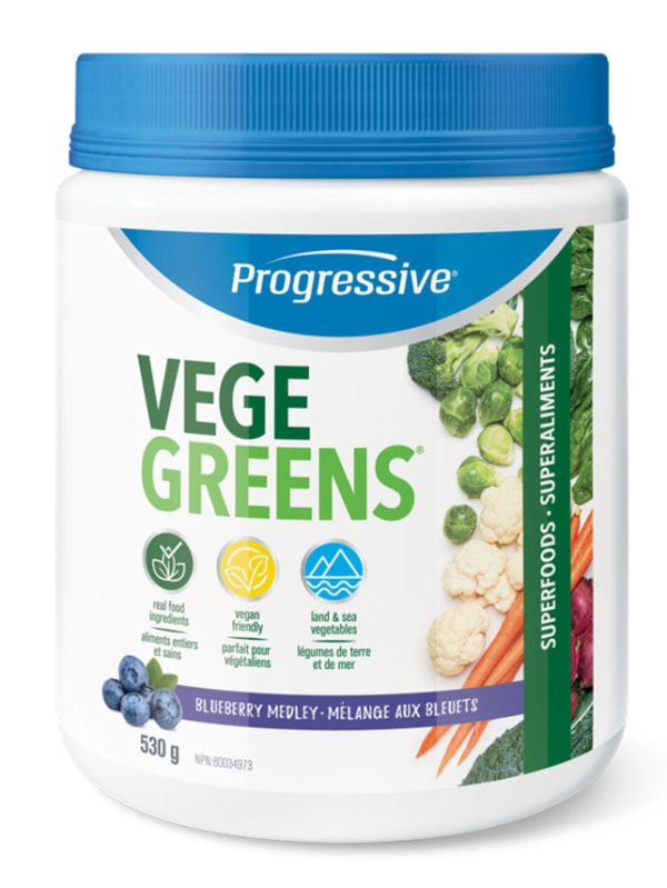 PROGRESSIVE VegeGreens (Blueberry - 530 gr) For Cheap