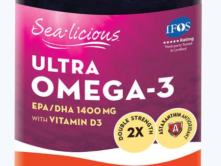 SEA-LICIOUS Ultra Omega 3 (120 sgels) Online Hot Sale