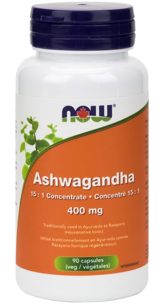 NOW Ashwaganda (400mg - 90 caps) Hot on Sale