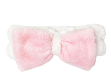 Pink & White Spa Teddy Headyband™ | Cruelty-Free & Vegan Fashion