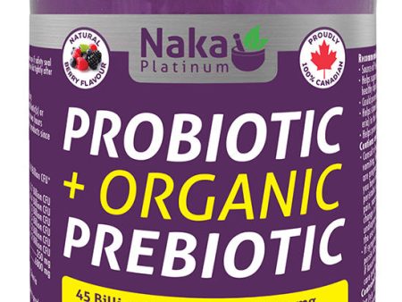 NAKA Platinum Probiotic + Organic Prebiotic Shelf Stable (Berry - 300 gr) For Sale