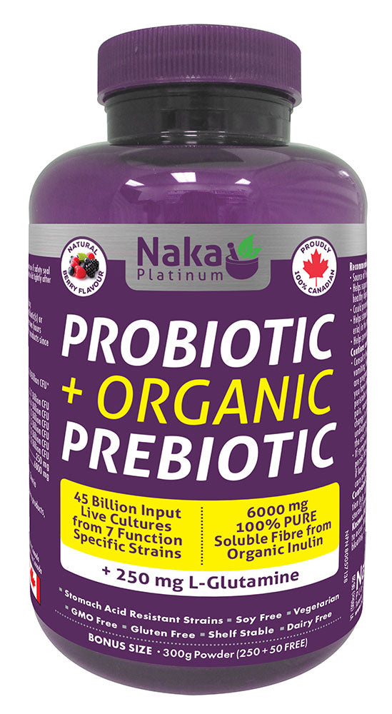 NAKA Platinum Probiotic + Organic Prebiotic Shelf Stable (Berry - 300 gr) For Sale