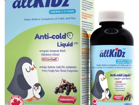 ALLKIDZ NATURALS Anti-Cold Liquid Plus (Elderberry - 100 ml) Online