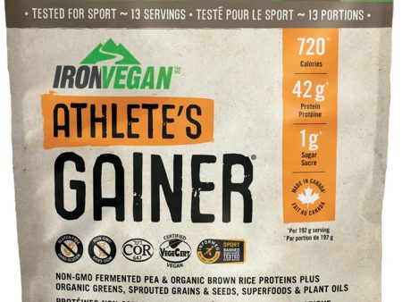 IRON VEGAN Athlete s Gainer Chocolate (2.5 kg) Online