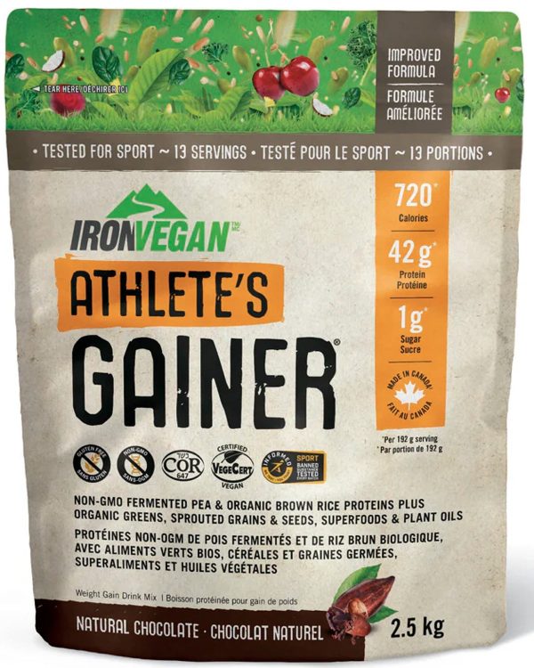 IRON VEGAN Athlete s Gainer Chocolate (2.5 kg) Online