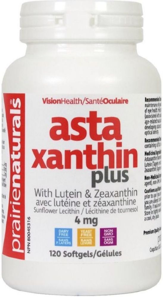 PRAIRIE NATURALS Astaxanthin Plus Lutein (120 caps) Cheap