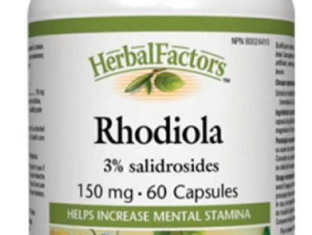 HERBAL FACTORS Rhodiola 150mg 60 caps Cheap