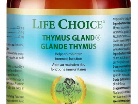 LIFE CHOICE Thymus Gland (60 veg caps) Discount