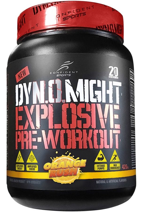 CONFIDENT SPORTS Dynomight (Orange Rush- 420 g) Supply