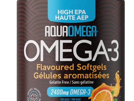 AQUAOMEGA High EPA Omega-3 (Orange Chew - 120 ct) For Discount