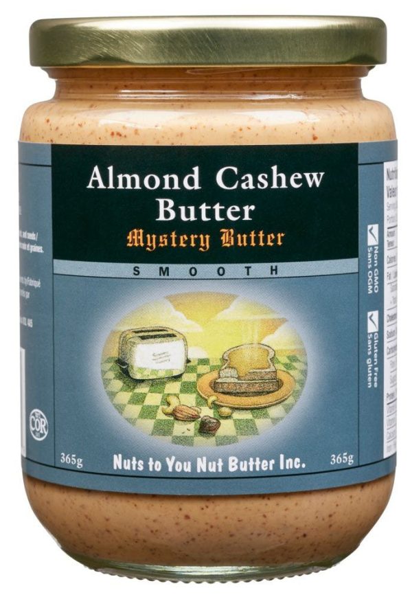 NUTS TO YOU Almond Cashew Butter Mystery (Smooth - 365 gr) Supply