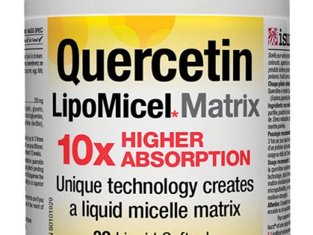 NATURAL FACTORS Quercetin Lipomicel (250 mg - 30 sgels) Online Hot Sale