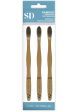 SD NATURALS Natural Bamboo Toothbrush (3 Pack) Discount