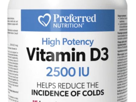 PREFERRED NUTRITION Vitamin D3 (2500 IU - 600 sgls) Discount