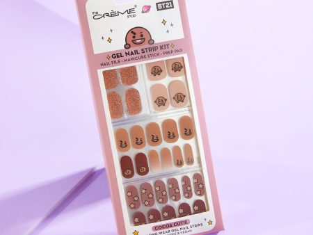 The Crème Shop | BT21: SHOOKY Cocoa Cutie Gel Nail Strips (Set of 35) Fashion