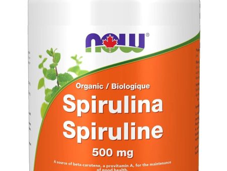 NOW Organic Spirulina (500 mg - 500 Tablets) Sale