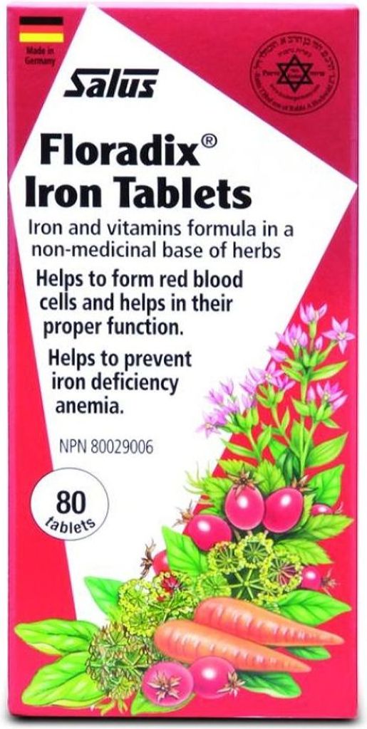 SALUS Floradix Iron (80 tabs) Supply