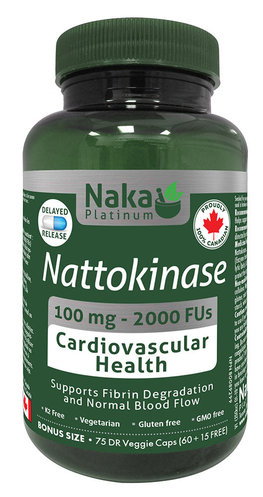 NAKA Platinum Nattokinase (100 mg - 75 veg caps) Online now