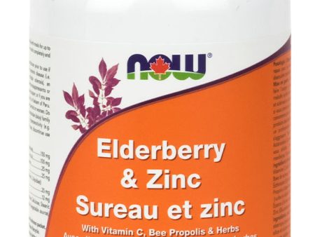 NOW Elderberry & Zinc (30 lozenges) Hot on Sale