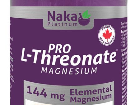 NAKA Platinum Pro L-Threonate Magnesium (144 mg - 120 veg caps) Supply