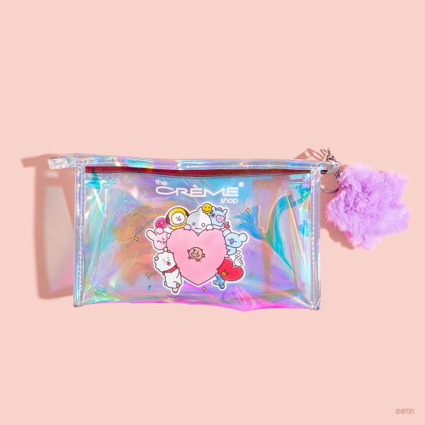 The Crème Shop | BT21: Holographic Travel Pouch on Sale