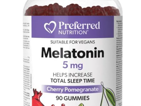 PREFERRED NUTRITION Melatonin (5 mg - 90 gummies) Online Hot Sale