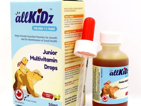 ALLKIDZ NATURALS Junior Multivitamin Drops (50 ml) Discount