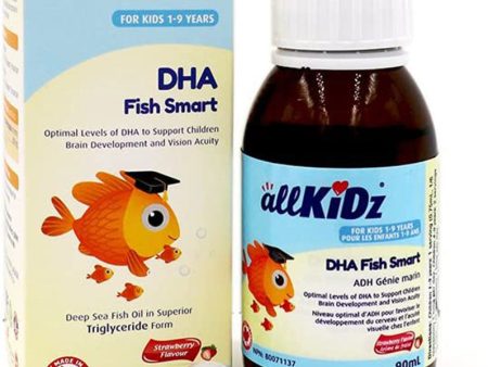 ALLKIDZ NATURALS DHA Fish Smart (90 ml) Online Hot Sale