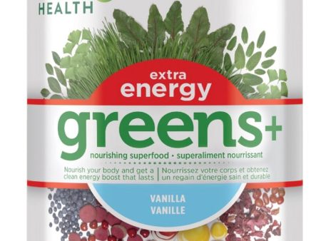 GENUINE HEALTH Greens+ Extra Energy (Vanilla - 222 g) Cheap