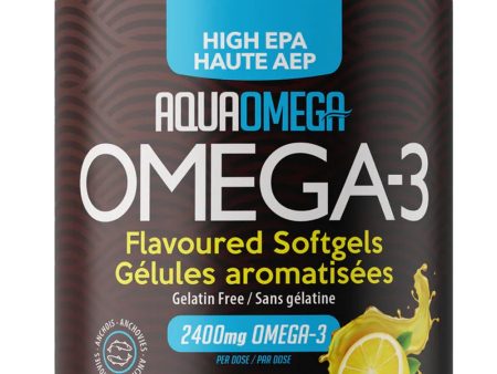 AQUAOMEGA High EPA Omega-3 (Lemon Chew - 120 ct) For Cheap