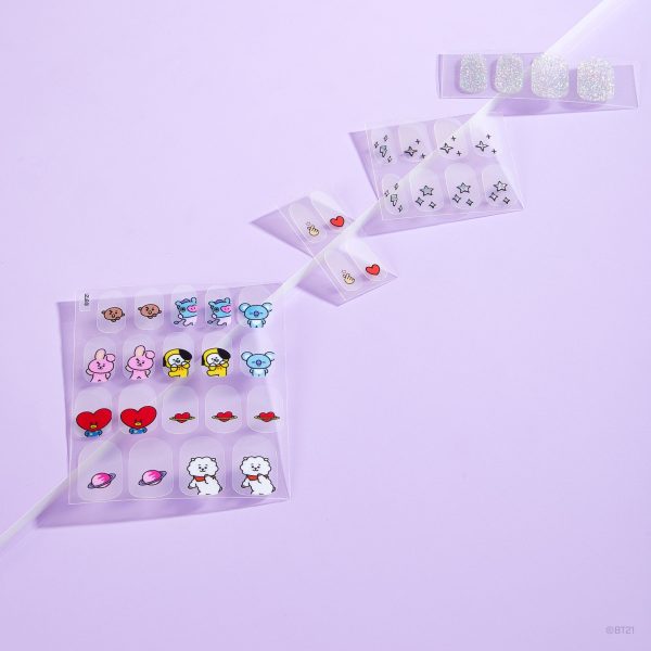 The Crème Shop | BT21: UNIVERSTAR Gel Nail Strips (Set of 35) For Discount